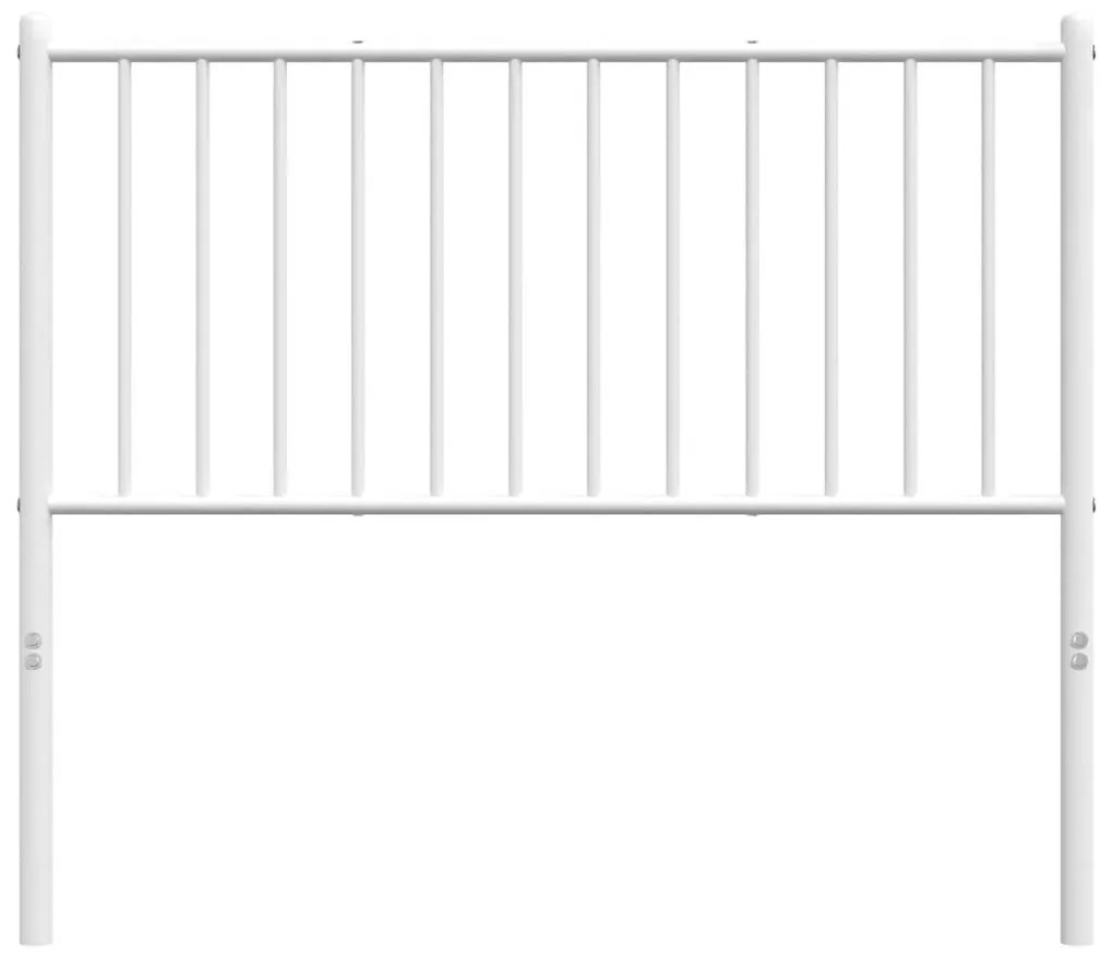 vidaXL Κεφαλάρι Λευκό 100 εκ. Μεταλλικό