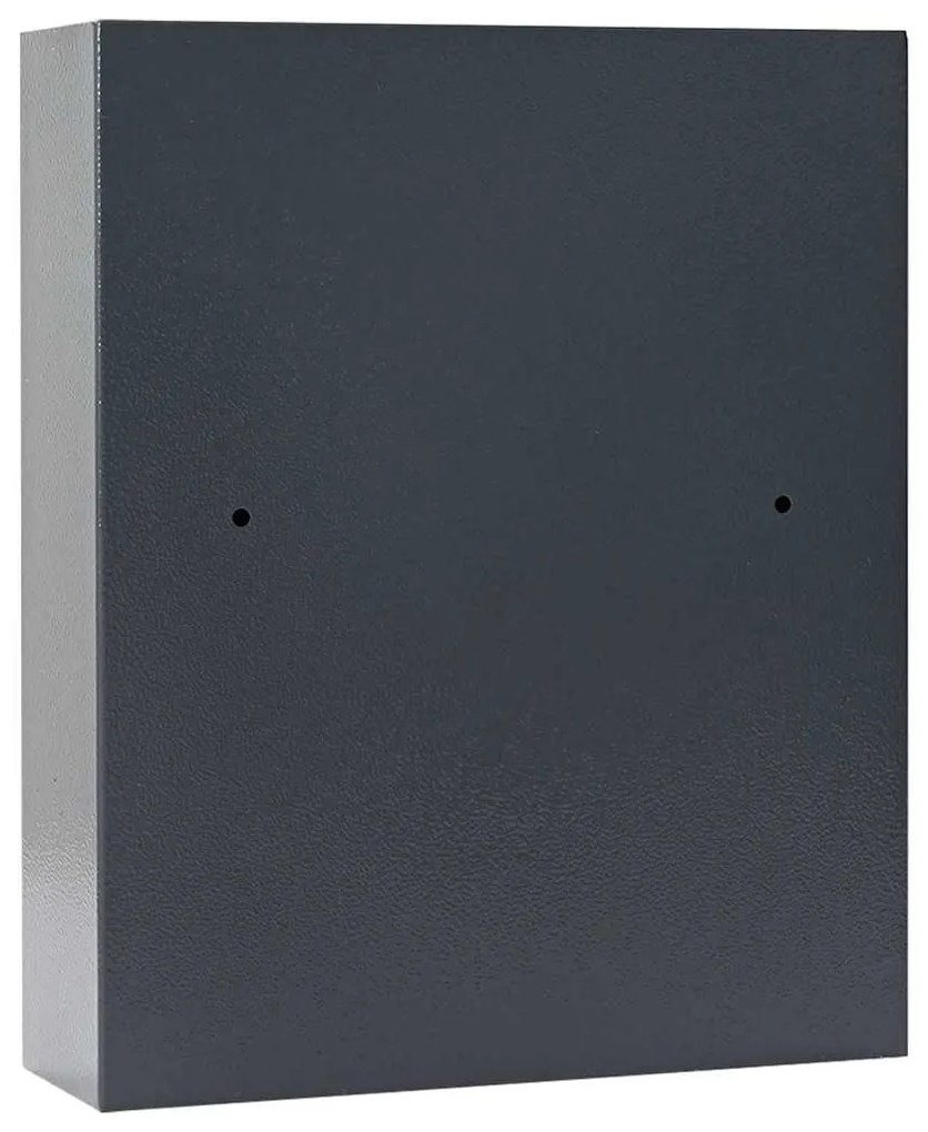 vidaXL Ψηφιακό Ασφαλές με κλειδαριά Γκρι 30 x 10 x 36.5 εκ. Ατσάλι