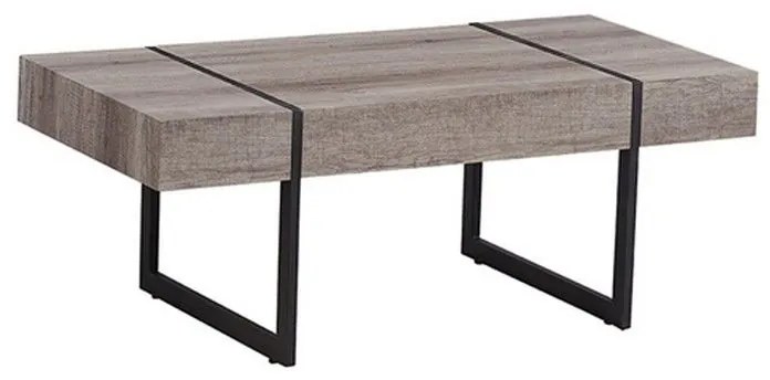 Τραπεζάκι Σαλονιού Dixy 09.0056 120Χ60Χ45cm Oak Mdf, Metal