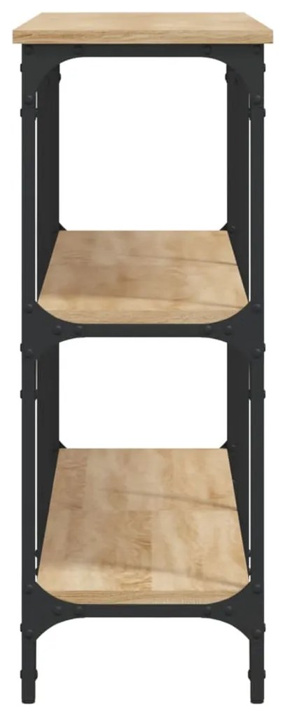 vidaXL Τραπέζι Κονσόλα Sonoma Δρυς 150x29x75 εκ. Επεξεργασμένο Ξύλο