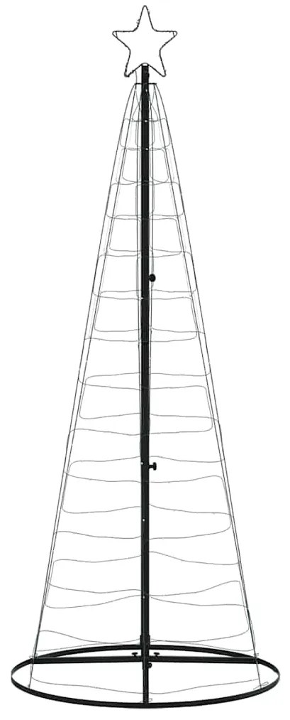 vidaXL Χριστουγεννιάτικο δέντρο LED 200 LED πολύχρωμα 182 cm