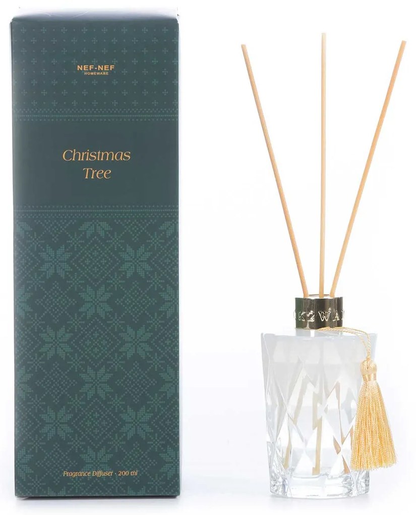 Αρωματικό Χώρου 200ml Με Στικς Nef-Nef Homeware Christmas Tree Green