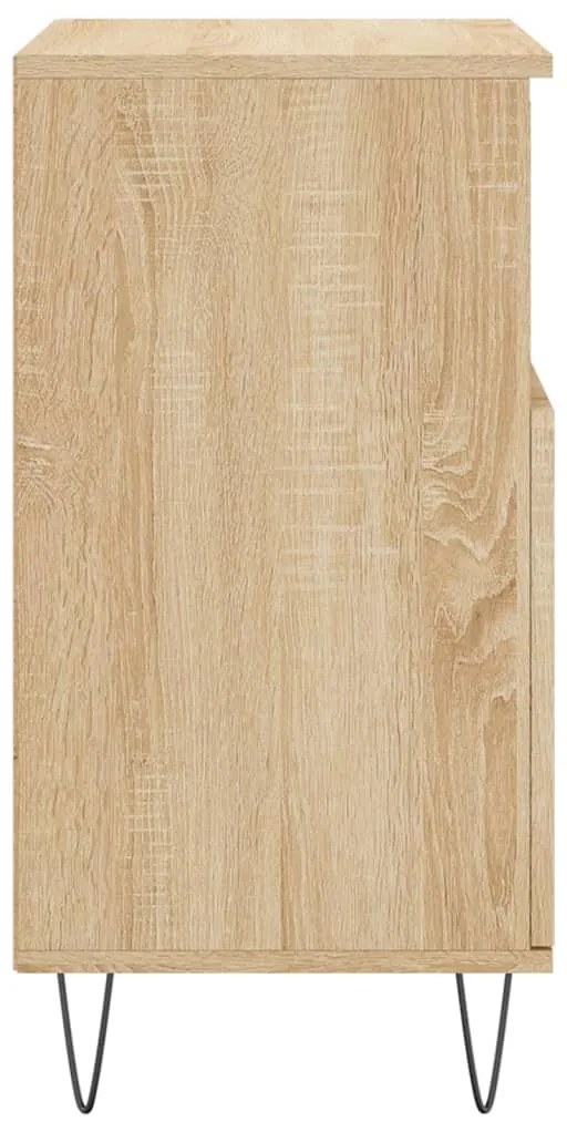 vidaXL Συρταριέρα Sonoma Δρυς 60x35x70 εκ. Επεξεργασμένο Ξύλο