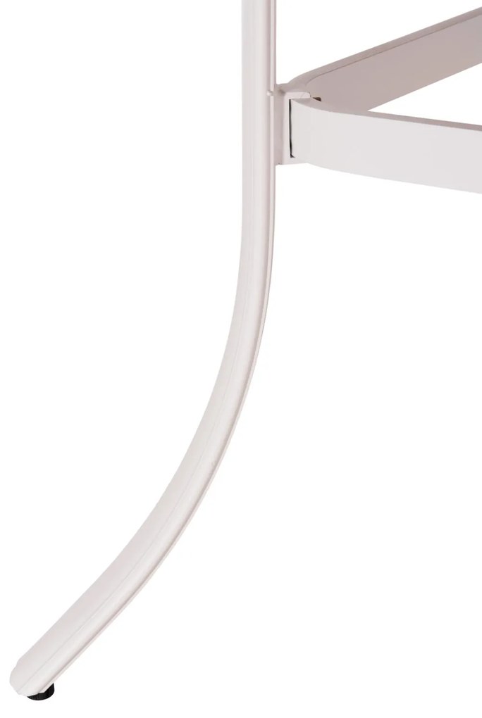 Τραπέζι κήπου TELAMO Οβάλ Αλουμίνιο Λευκό με Polywood 160X90Χ73,5Υ εκ. 160x90x73.5 εκ.