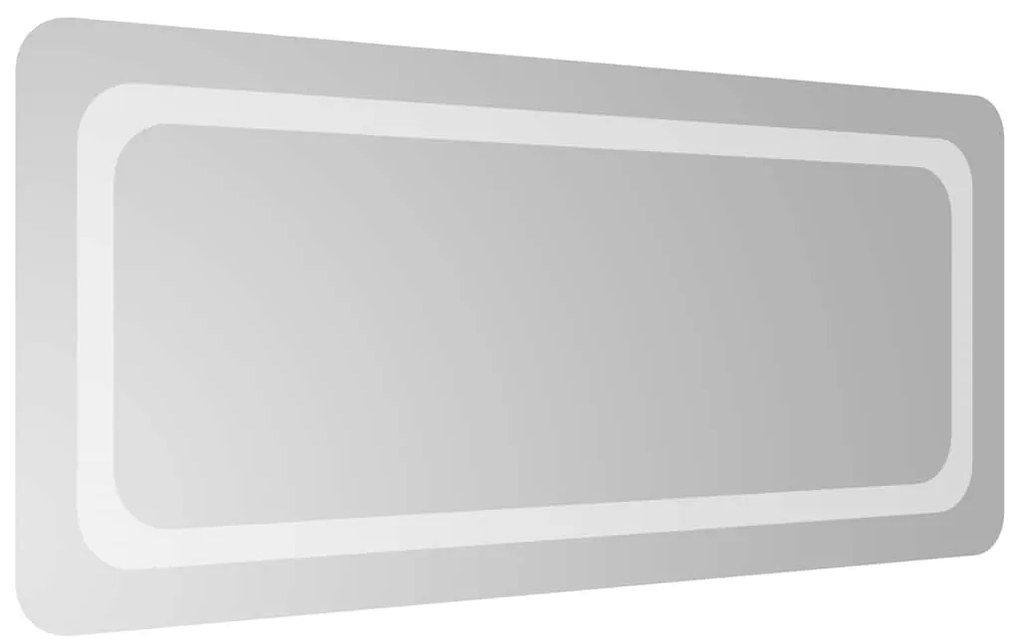 vidaXL Καθρέφτης Μπάνιου με LED 90x40 εκ.