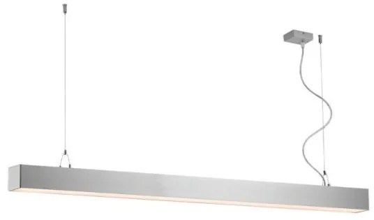 Γραμμικό Κρεμαστό Direct+Indirect L1700 3000K Ανοδ. Dim. Station Ultra 3911-10170-3-U-D1 Viokef 3911-10170-3-U-D1 Ασημί