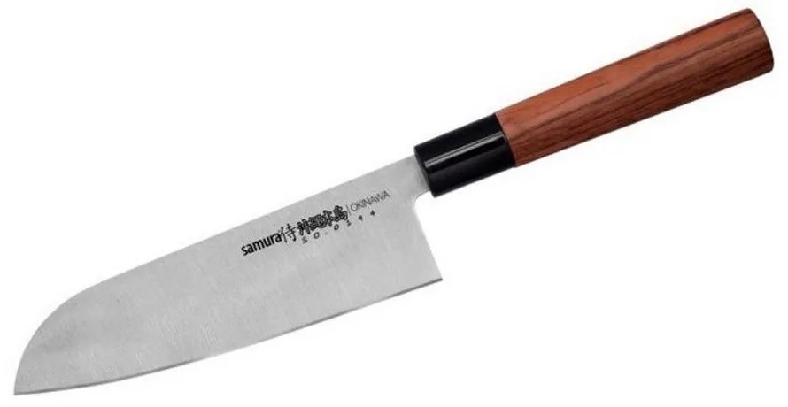 Μαχαίρι Santoku Okinawa SO-0194 18,5m Natural Samura Ανοξείδωτο Ατσάλι