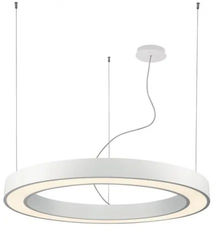 Κρεμαστό Φωτιστικό Οροφής LED 66W 3000Κ Dali Dimming Φ90cm Ring Viokef 3915-0009-3-W-D3 Λευκό