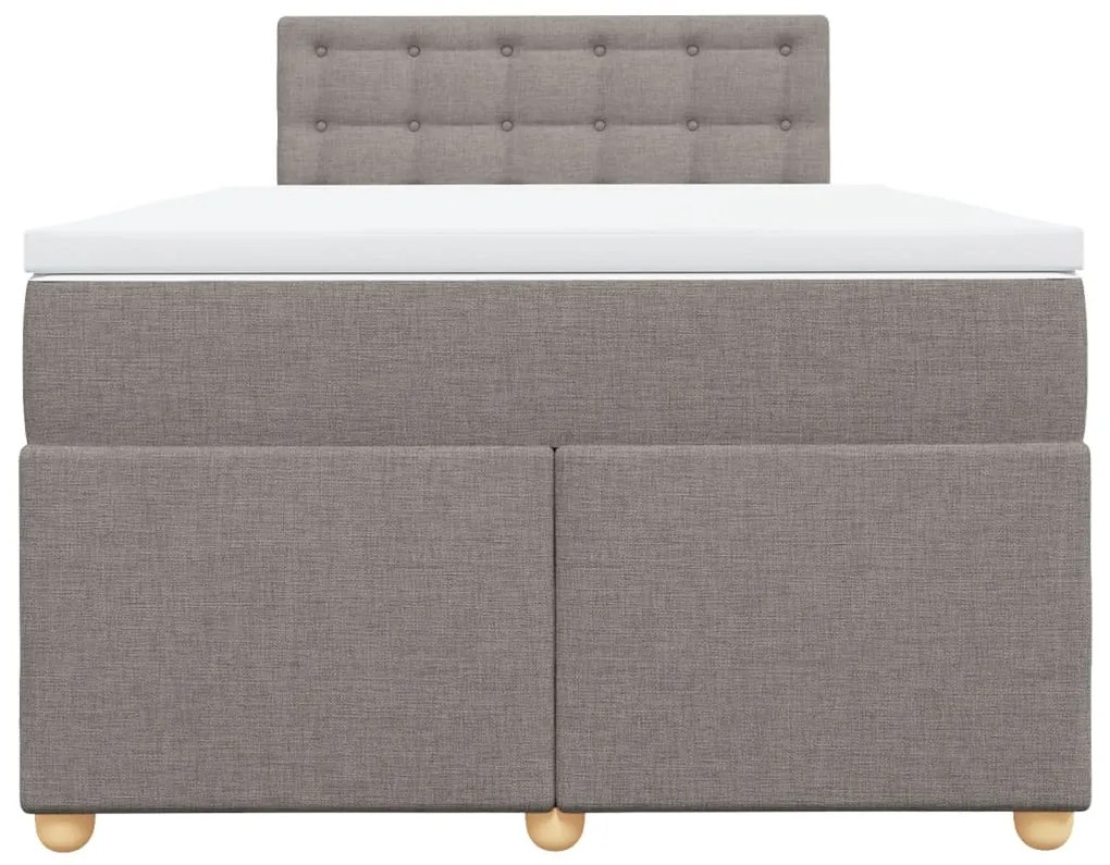 ΚΡΕΒΑΤΙ BOXSPRING ΜΕ ΣΤΡΩΜΑ TAUPE 120X190 ΕΚ. ΥΦΑΣΜΑΤΙΝΟ 3288937