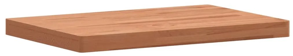 vidaXL Πάγκος Μπάνιου 80 x 40 x 4 εκ. από Μασίφ Ξύλο Οξιάς