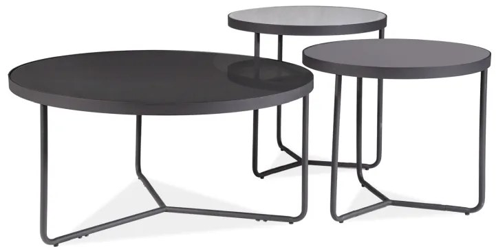 ARTEMIDA BENCH GRAY + BLACK / BLACK (SET) DIOMMI ARTEMIDASZC DIOMMI-80-1498