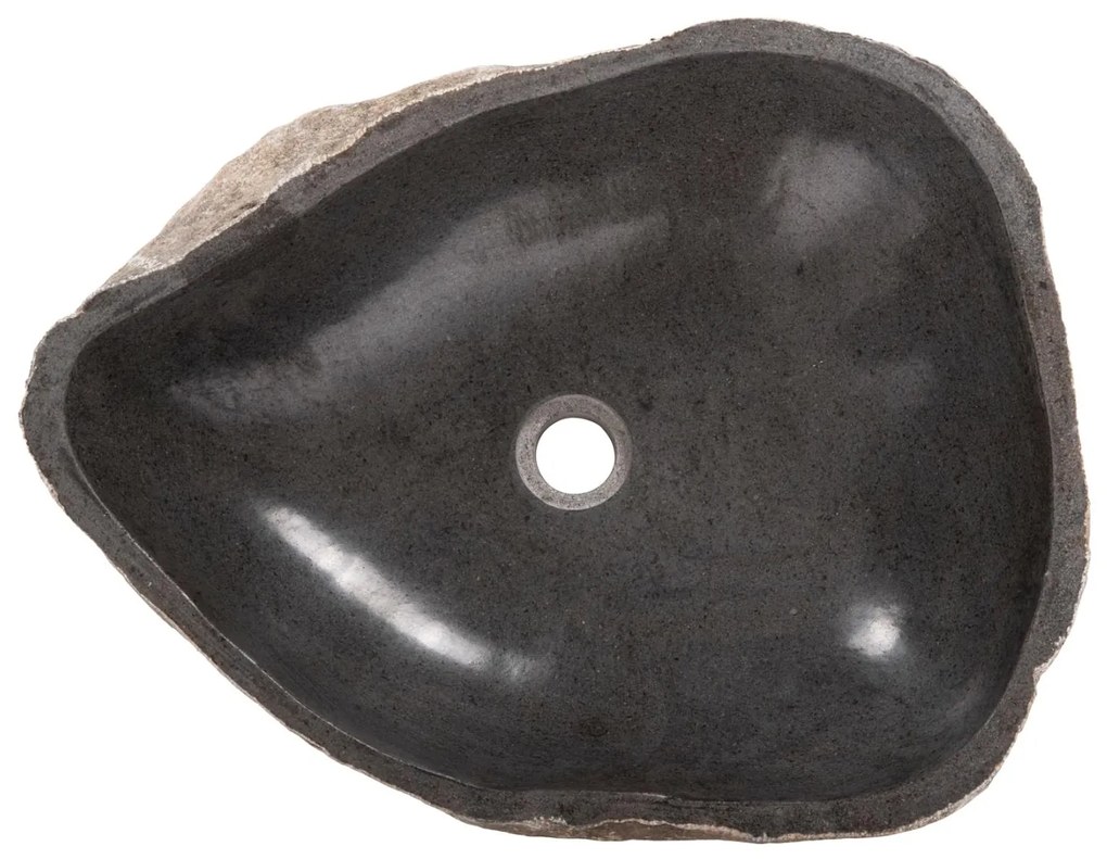 Νιπτήρας C4193 Stone sink Λαξευμένη πέτρα σε Γκρί απόχρωση 55x44x16 εκ. 55x44x16 εκ.