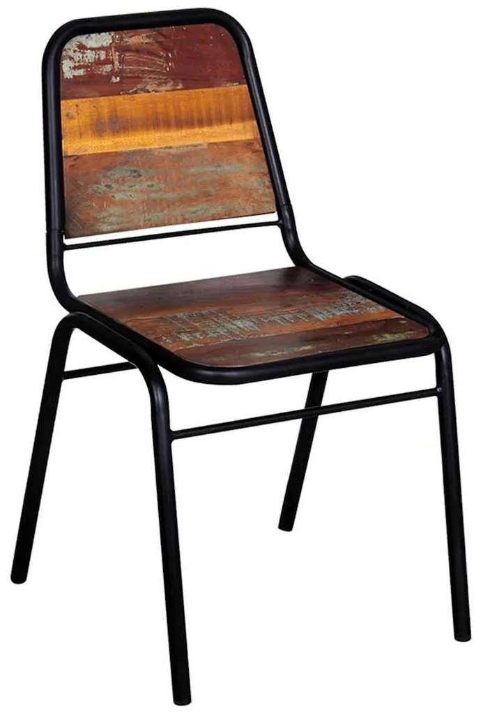 vidaXL Καρέκλες Τραπεζαρίας 4 Τεμαχίων από Μασίφ Ανακυκλωμένο Ξύλο