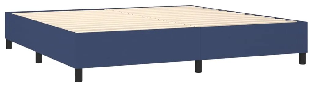 ΚΡΕΒΑΤΙ BOXSPRING ΜΕ ΣΤΡΩΜΑ ΜΠΛΕ 200X200 ΕΚ. ΥΦΑΣΜΑΤΙΝΟ 3136867