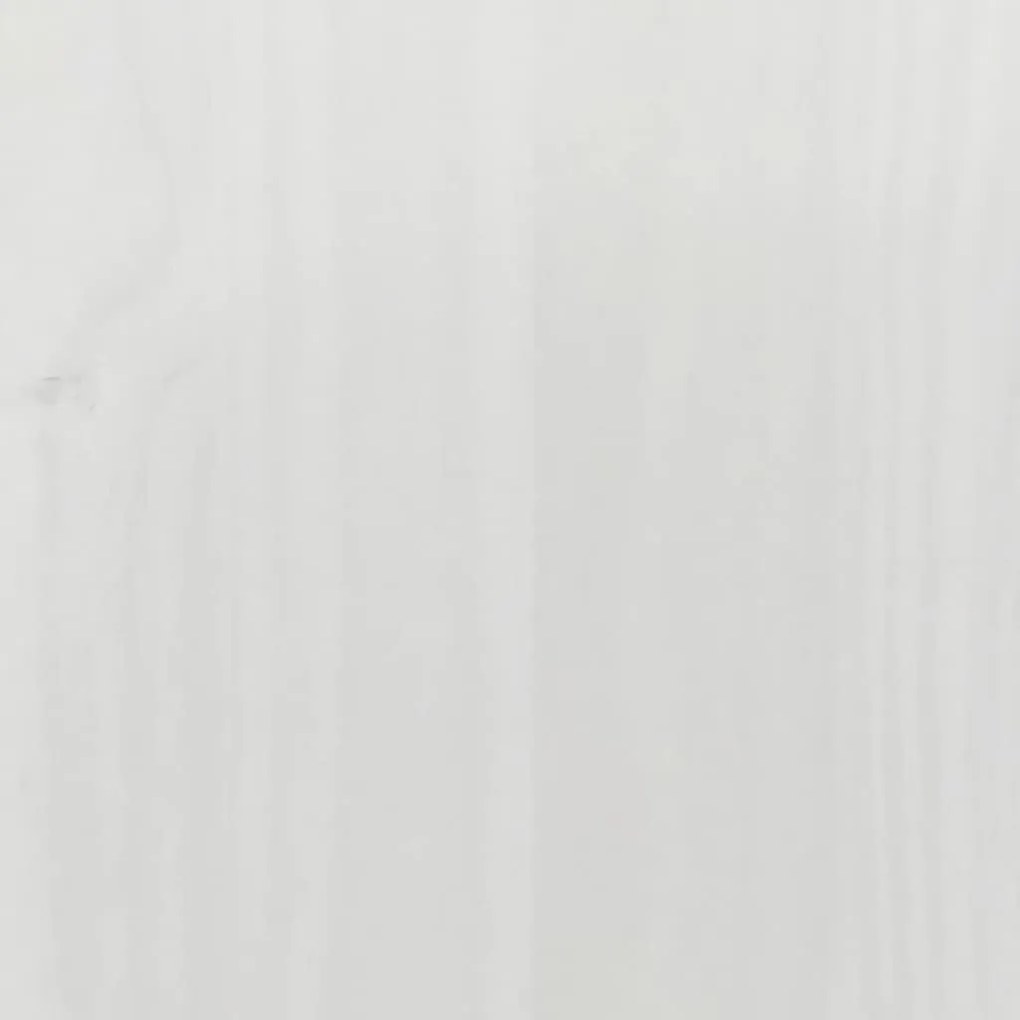 Ντουλάπα Corona Λευκό 151,5x52x186 εκ. από Μασίφ Ξύλο Πεύκου - Λευκό