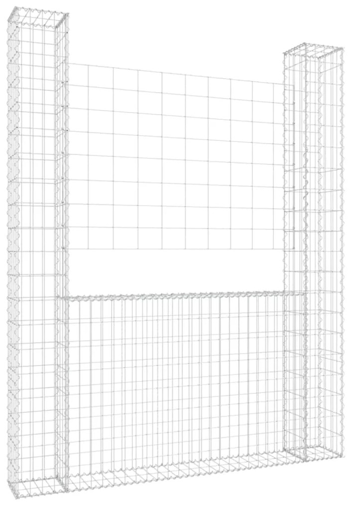 ΣΥΡΜΑΤΟΚΙΒΩΤΙΟ ΣΕ U ΣΧΗΜΑ ΜΕ 2 ΣΤΥΛΟΥΣ 140X20X200 ΕΚ ΣΙΔΕΡΕΝΙΟ 151289