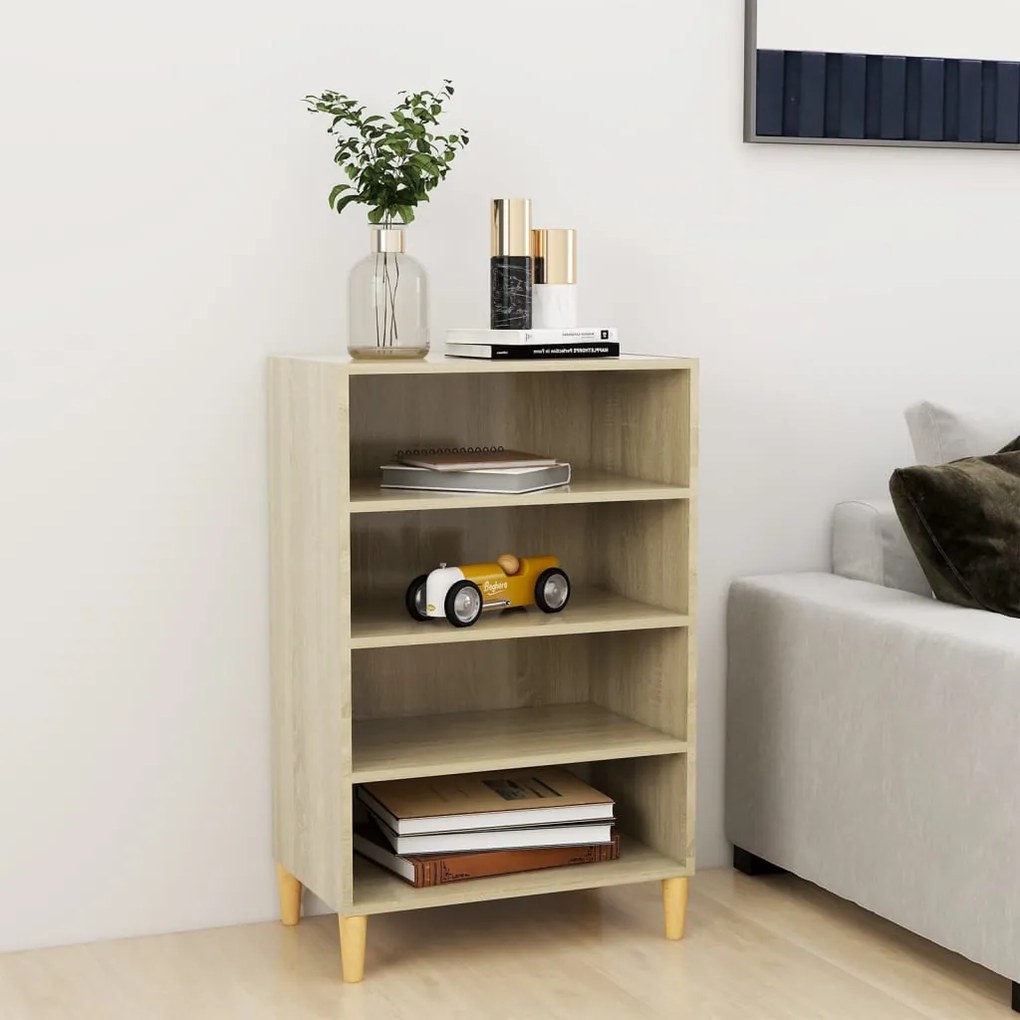 vidaXL Ραφιέρα Sonoma Δρυς 57 x 35 x 90 εκ. από Μοριοσανίδα