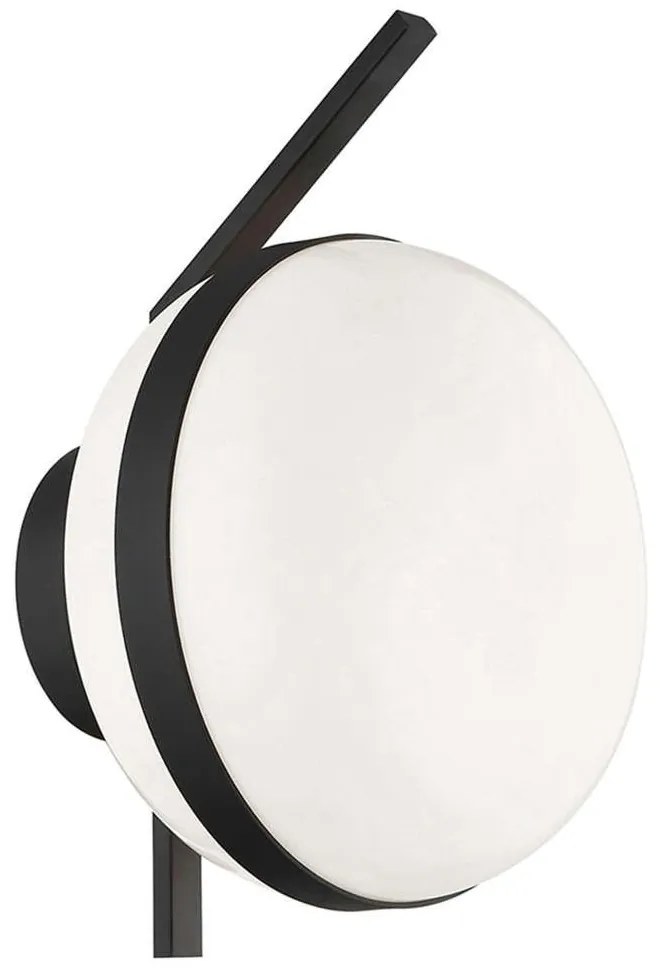 Φωτιστικό Τοίχου - Απλίκα Palma 4245400 E27 Black-White Viokef Metal, Glass