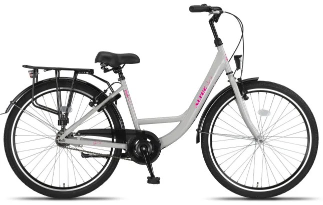 Belle 26 Inch Girls Rim Brakes Light greyAltec