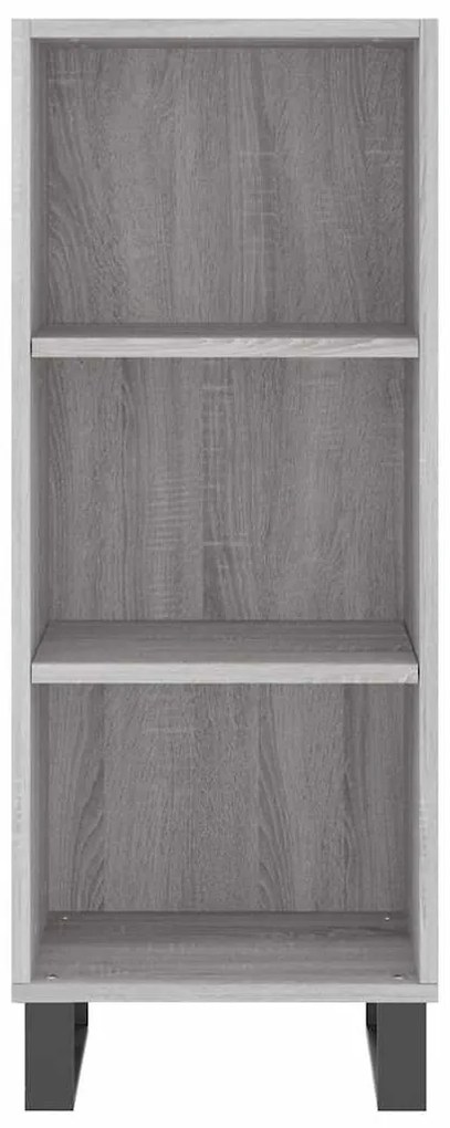 vidaXL Ντουλάπι Γκρι sonoma 34,5x32,5x90εκ. από Επεξεργασμένο Ξύλο