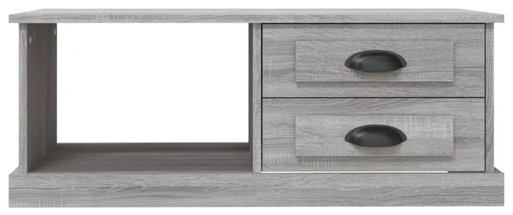 vidaXL Τραπεζάκι Σαλονιού Γκρι Sonoma 90x50x35 εκ. Επεξεργασμένο Ξύλο