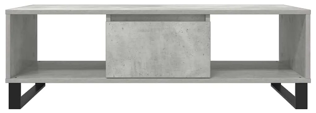 vidaXL Τραπεζάκι Σαλονιού Γκρι Σκυρ. 104x60x35 εκ. Επεξεργασμένο Ξύλο
