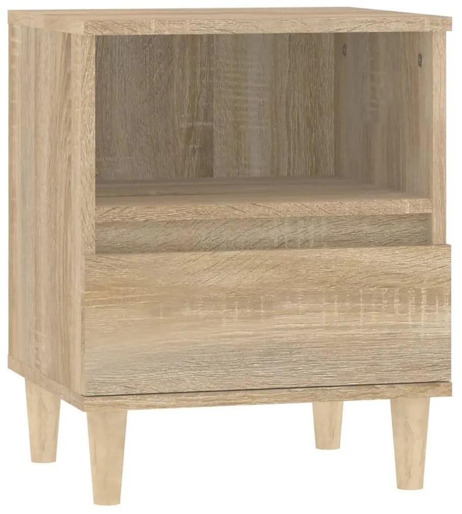 vidaXL Κομοδίνο Sonoma Δρυς 40x35x50 εκ.