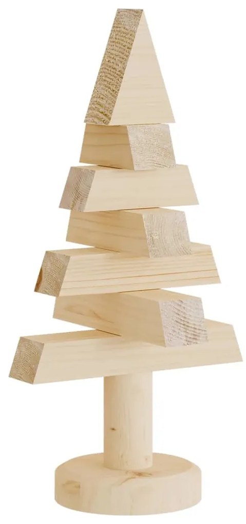 vidaXL Χριστουγεννιάτικα Δέντρα Ξύλινα 2 Τεμ. 30 εκ. Μασίφ Ξύλο Πεύκου