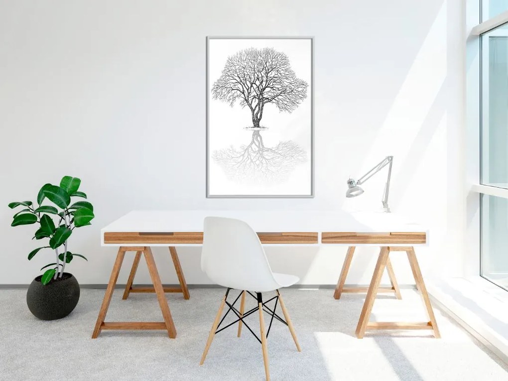 Αφίσα - Roots or Treetop? - 20x30 - Χρυσό - Χωρίς πασπαρτού