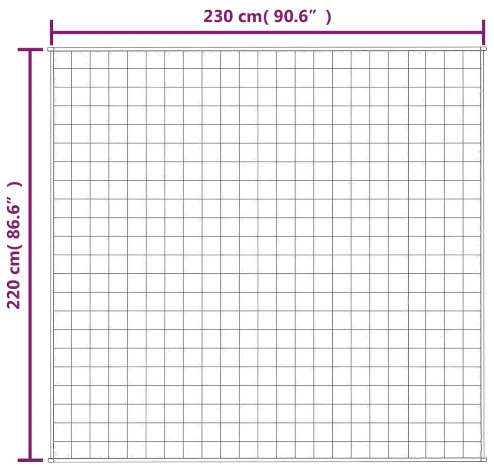 ΚΟΥΒΕΡΤΑ ΒΑΡΥΤΗΤΑΣ ΓΚΡΙ 220 X 230 ΕΚ. 15 Κ. ΥΦΑΣΜΑΤΙΝΗ 3154845