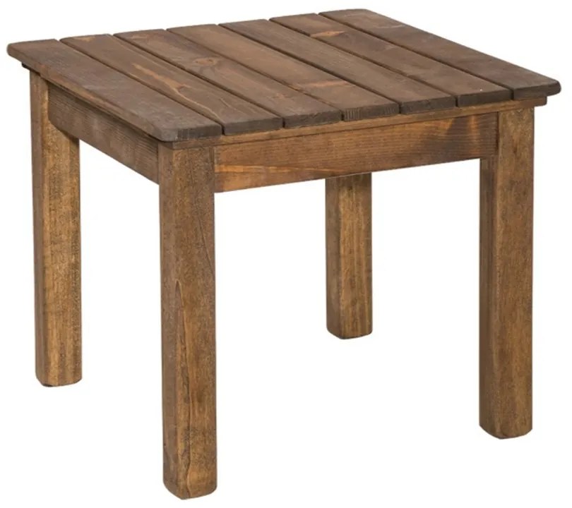 Τραπέζι Aegean 01-03-236 45x45x45cm Walnut
