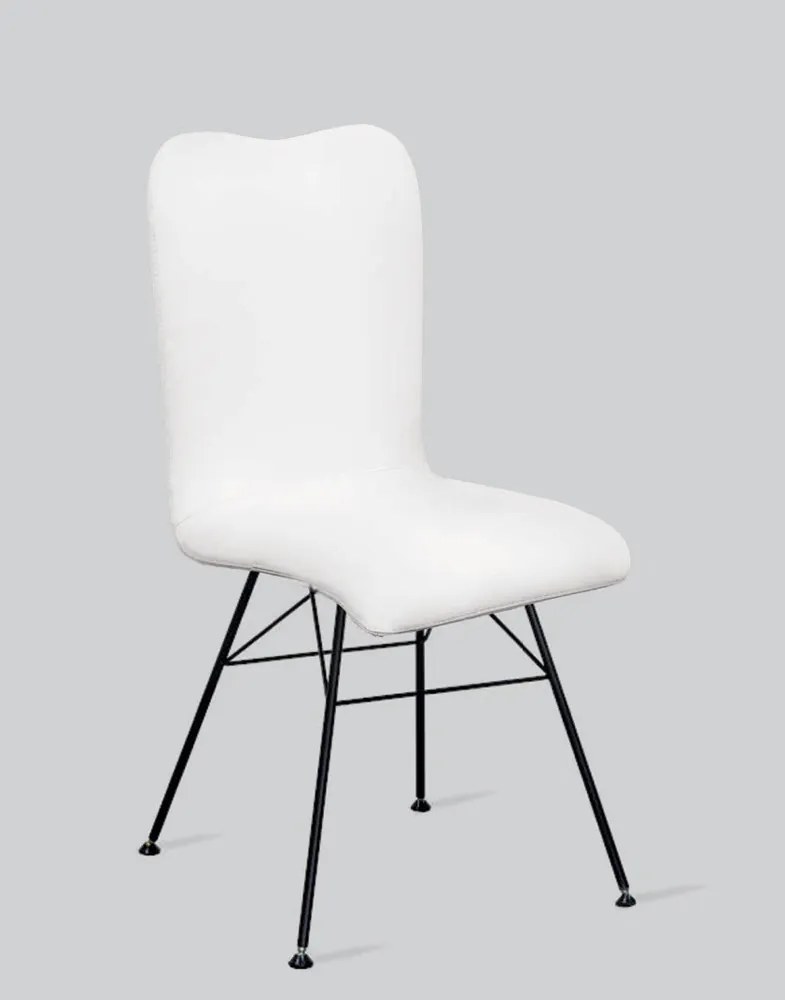 Καρέκλα frame &quot;B&quot; varnished legs Gioia 42x53x95 - black