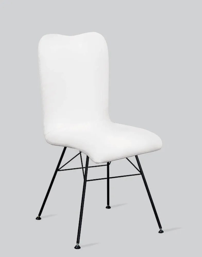 Καρέκλα frame &quot;B&quot; varnished legs Gioia 42x53x95 - Fabric