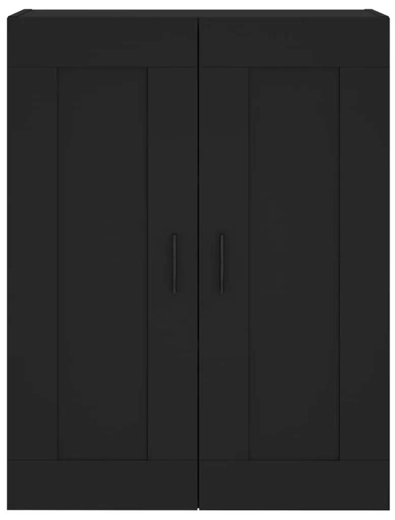 vidaXL Ντουλάπι Τοίχου Μαύρο 69,5 x 34 x 90 εκ. από Επεξεργασμένο Ξύλο