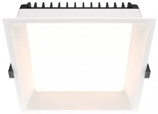 Χωνευτό Σποτ Οροφής Okno LED 24W 3000K Λευκό DL054-24W3K-W MAYTONI DL054-24W3K-W Λευκό