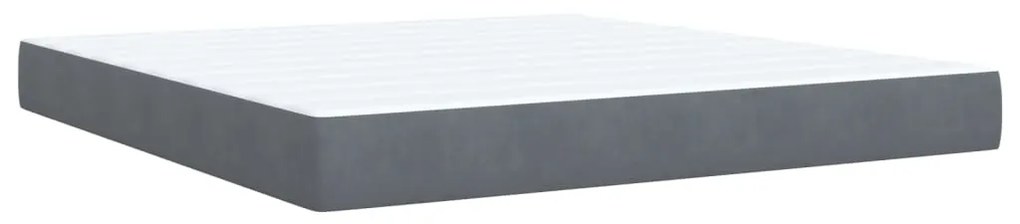 ΚΡΕΒΑΤΙ BOXSPRING ΜΕ ΣΤΡΩΜΑ ΣΚΟΥΡΟ ΓΚΡΙ 180X200 ΕΚ. ΒΕΛΟΥΔΙΝΟ 3286373