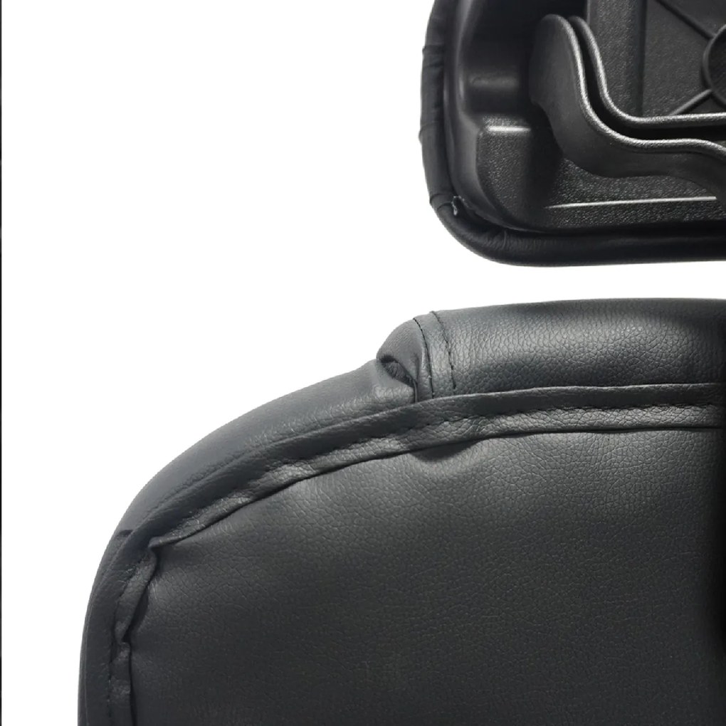 ΚΑΡΕΚΛΑ ΓΡΑΦΕΙΟΥ OCTAVIUS HM1202 ΜΑΥΡΟ PVC &amp; NYLON-ΜΕΤΑΛ.ΧΡΩΜΙΟ ΒΑΣΗ 63x73x129Υεκ