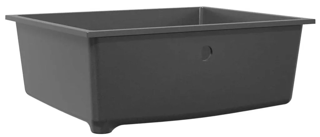 vidaXL Σιντρινο κουζίνας Γκρι 54 x 44 x 20 εκ. Γρανίτης