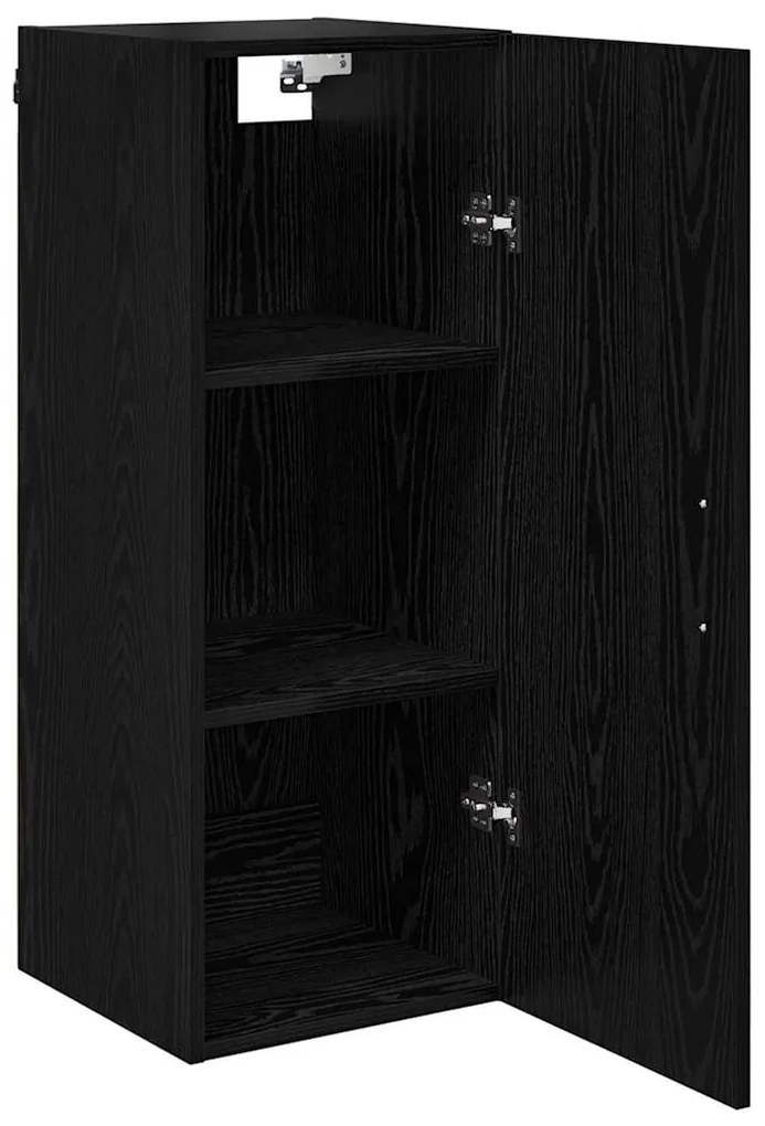 vidaXL Επιτοίχιο ντουλάπι Μαύρη Οξυά 34,5 x 34 x 90 εκ.