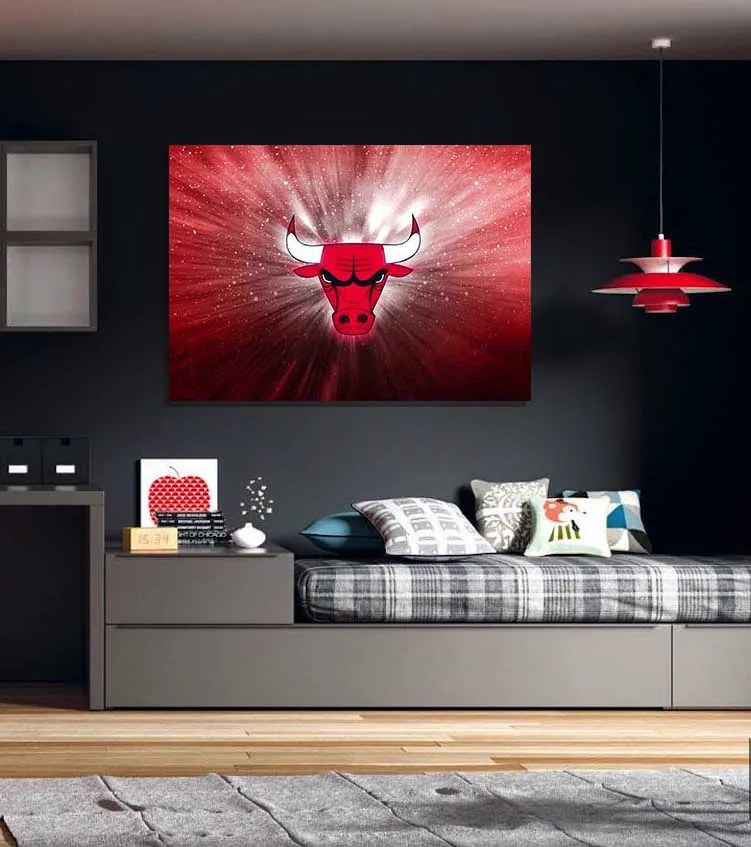 Πίνακας σε καμβά NBA Chicago Bulls KNV701 65cm x 95cm