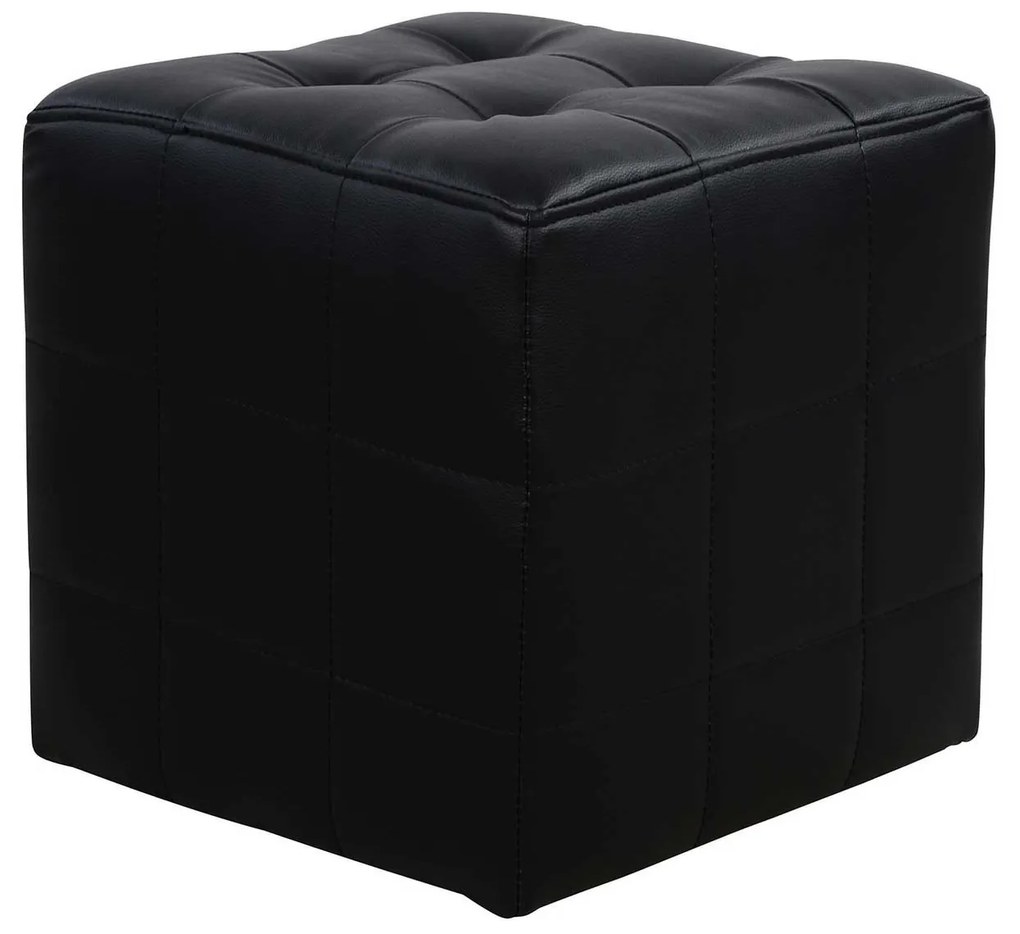 Σκαμπό Με Pu Μαυρο Punk Hm264.01 37Χ37Χ35 cm