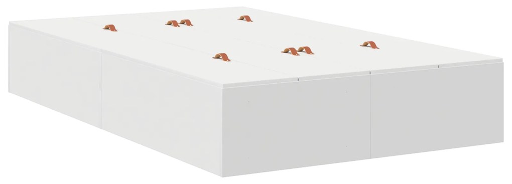 vidaXL Κρεβάτι με αποθηκευτικό χώρο Λευκό 120x190 εκ.