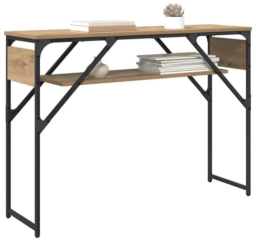 vidaXL ΤραπέζιΚονσόλας Artisan Oak 105x30x75εκ. Επεξεργασμένο ξύλο