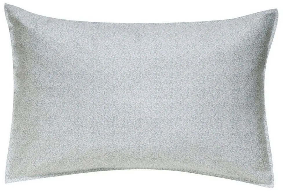 Μαξιλαροθήκες Erbe 10A (Σετ 2τμχ) White-Green Kentia 50Χ70 100% Cotton Satin