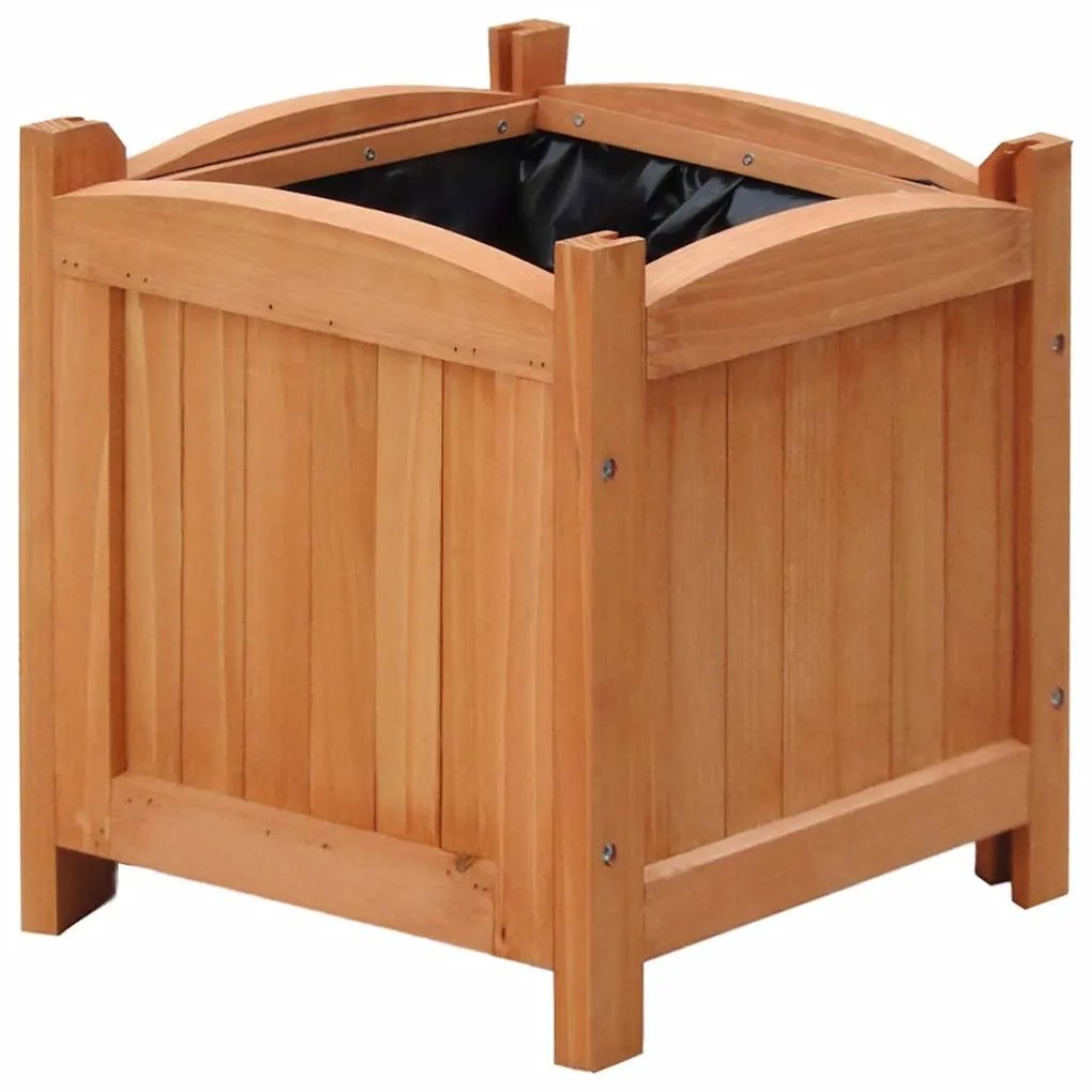 vidaXL Γλάστρες Υπερυψωμένες 4 τεμ. 30 x 30 x 30 εκ.