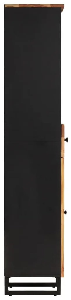 vidaXL Ντουλάπι Μπάνιου 38 x 33 x 160 εκ. από Μασίφ Ξύλο Ακακίας