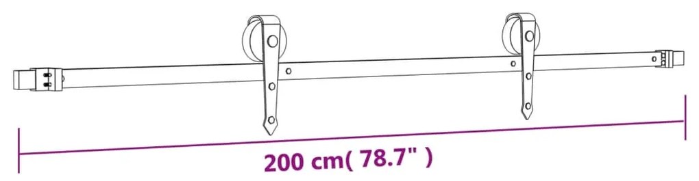 ΣΥΡΟΜΕΝΗ ΜΕΣΟΠΟΡΤΑ ΜΕ ΜΗΧΑΝΙΣΜΟ 100 X 210 ΕΚ. ΜΑΣΙΦ ΞΥΛΟ ΠΕΥΚΟΥ 3203235