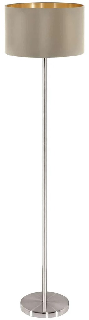Φωτιστικό Δαπέδου Maserlo 95171 Taupe Eglo Steel,Fabric