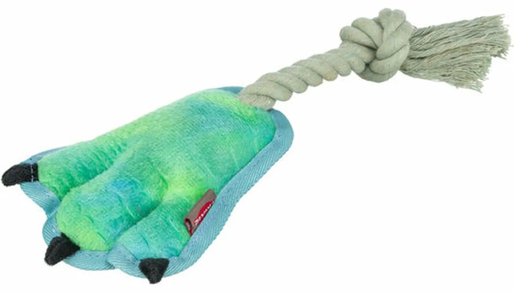 Βελούδινο Ζωάκι για Σκύλους Trixie Μπλε Πράσινο πολυεστέρας 22 cm