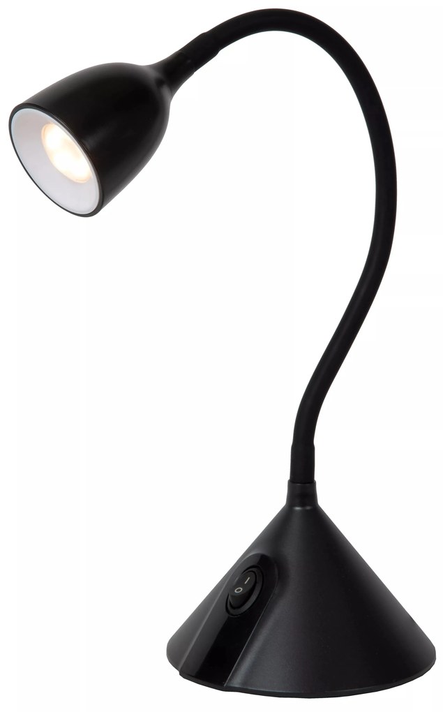 Φωτιστικό Επιτραπέζιο Lucide 18673-03-30 MILO Μαύρο Ματ (Black Mat)|Λευκό (White) 3000 K